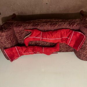 Jessica Simpson Red Heeled Boots